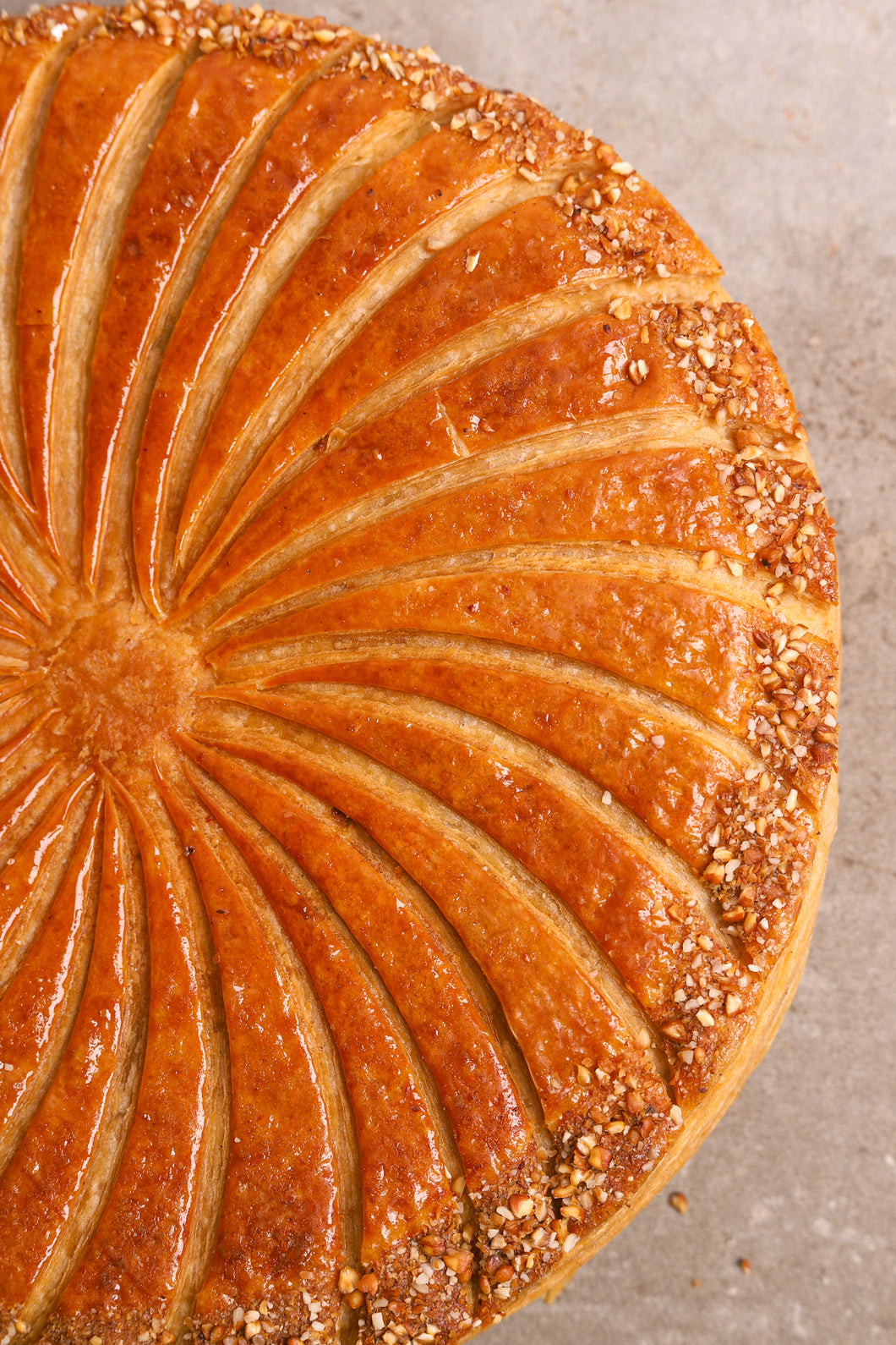 Caramel/buckwheat Galette des Rois